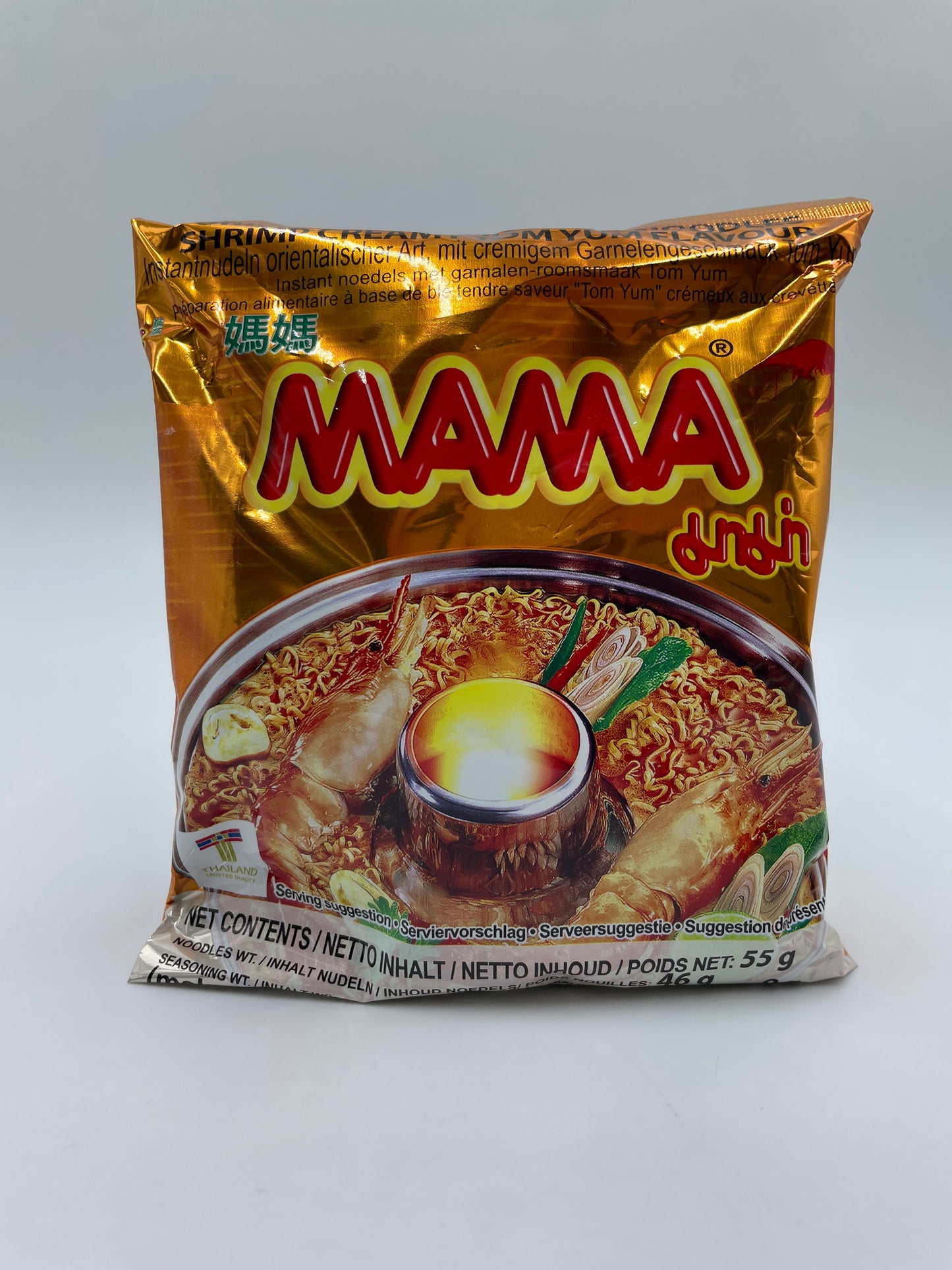Oriental Style Instant Noodles Shrimp Creamy Tom Yum Flavour