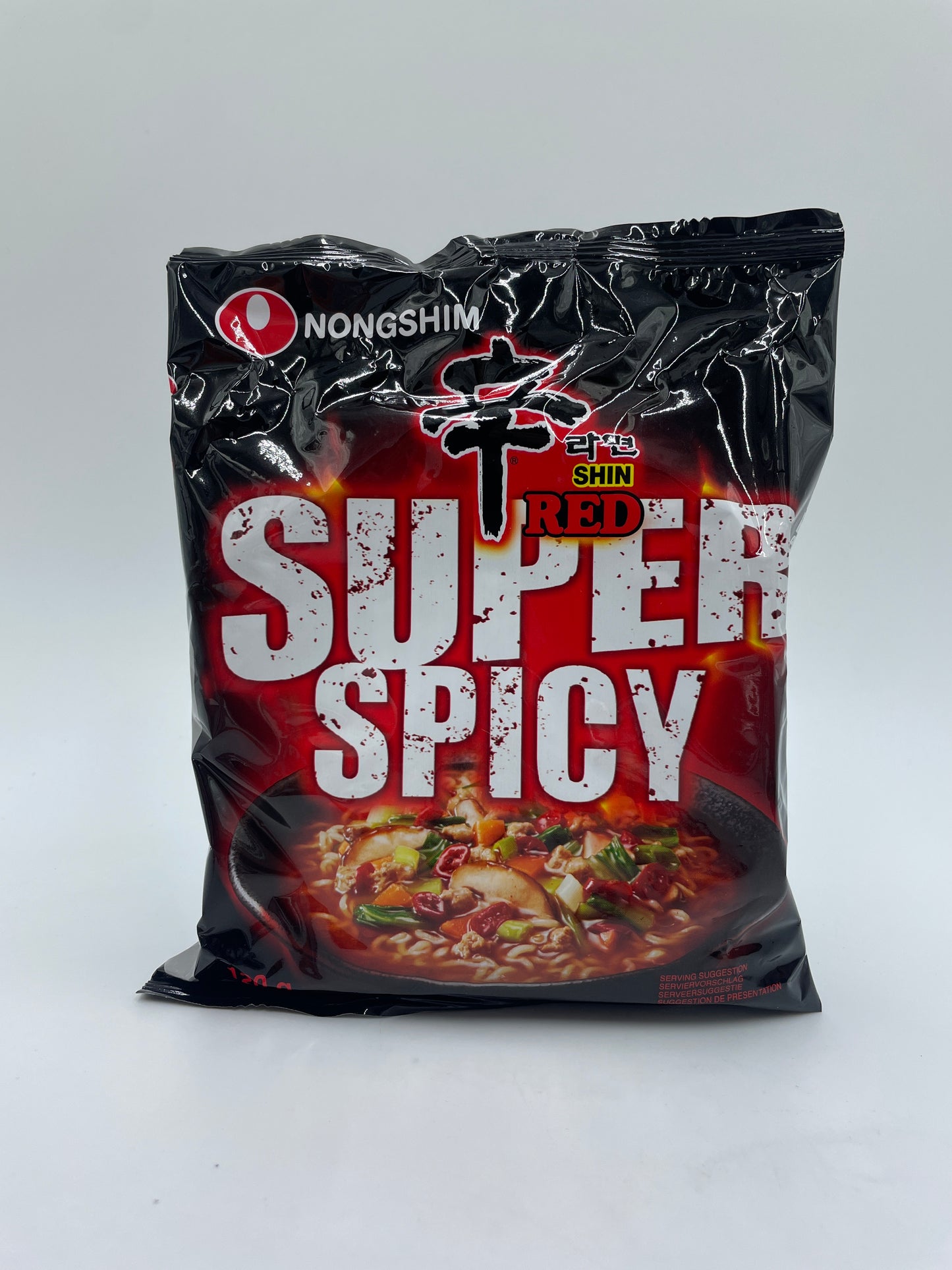Instant Shin Red Super Spicy Noodles