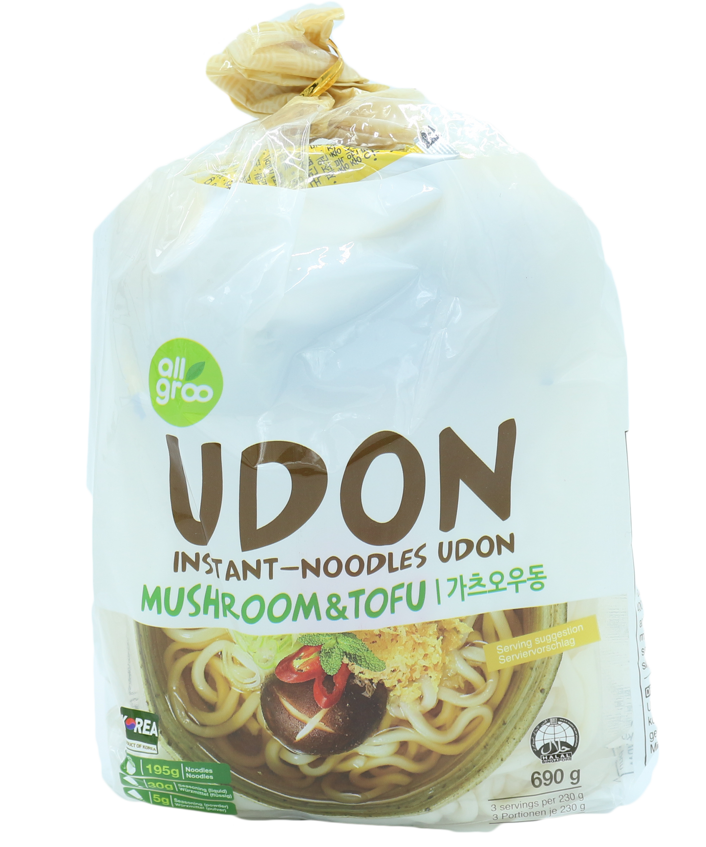 Instant Noodles Udon Mushroom & Tofo