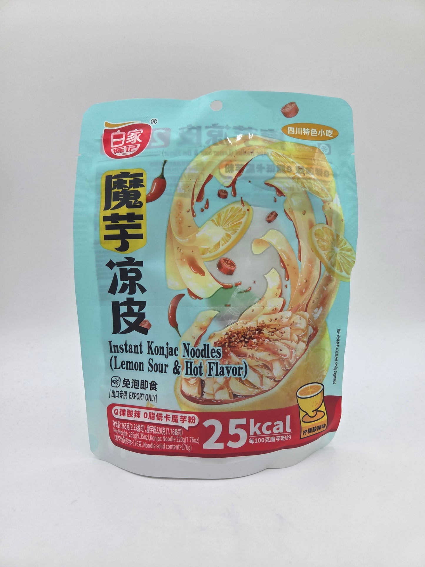 Instant Konjac Noodles Lemon Sour & Hot Flavor