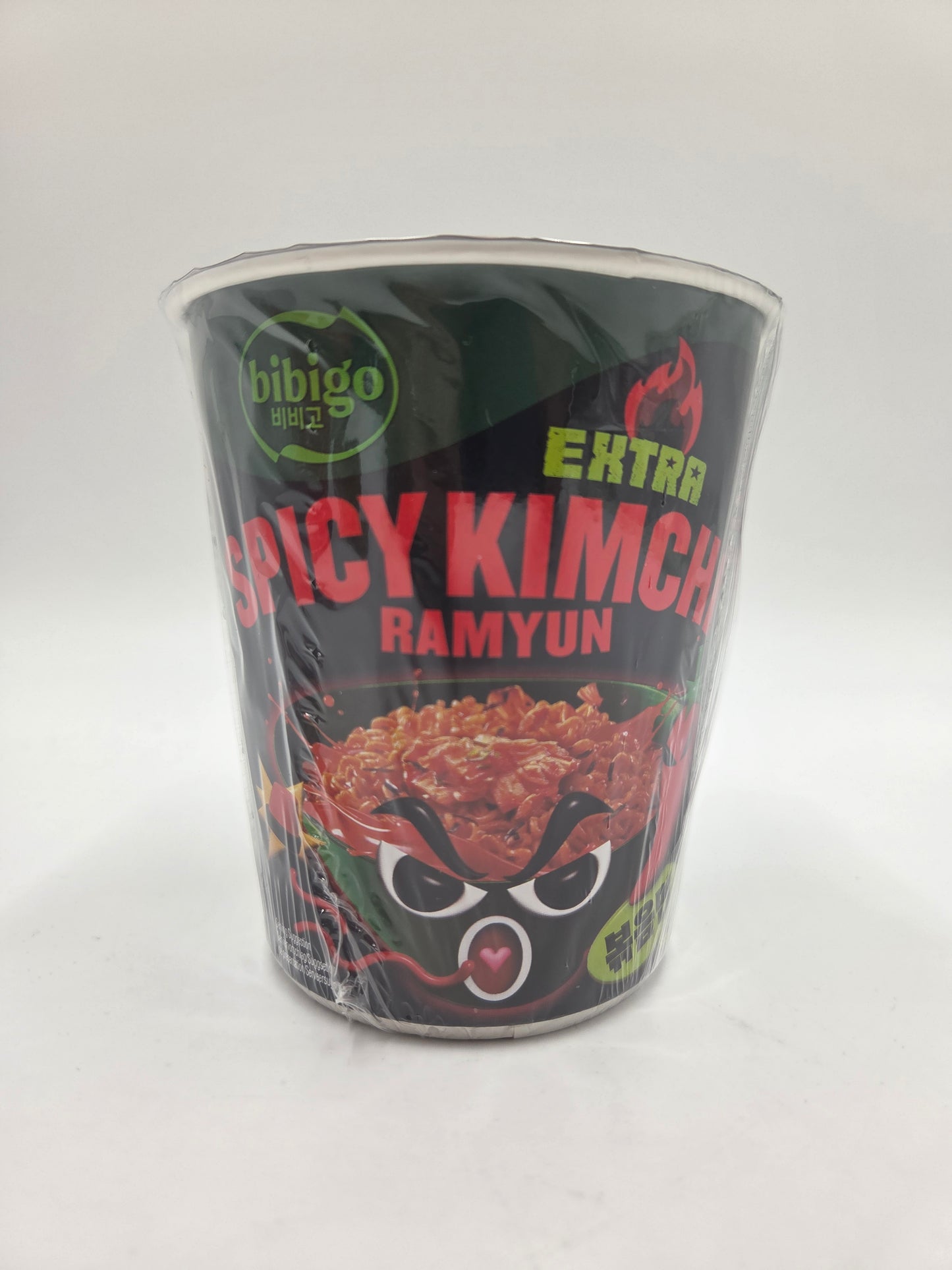 Korean Style Instant Cup Noodles With Extra Spicy Kimchi Sauce