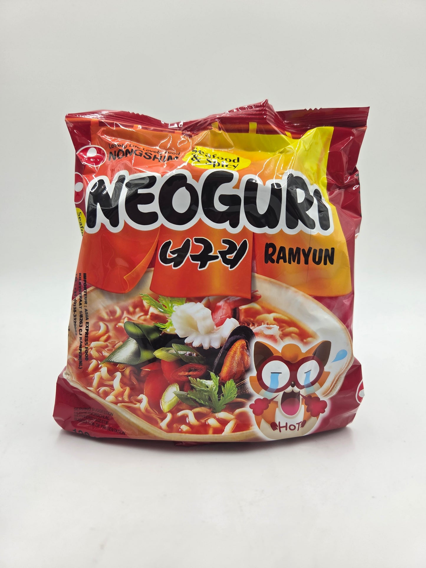 Instant Noodles Ramyun Seafood Flavour Hot & Spicy