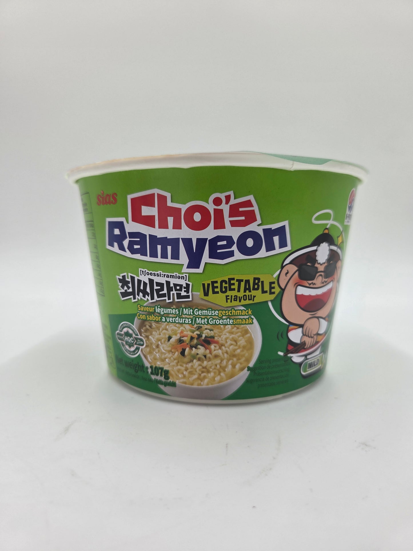 Instant Bowl Wheat Noodles With Vegetable Flavour Seasoning Sauce Mild