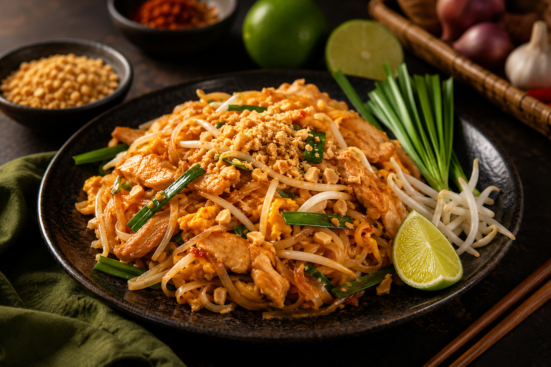 Autentisk Pad Thai opskrift med risnudler og tamarind