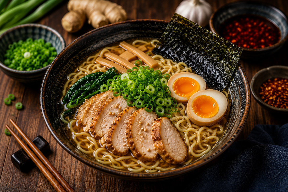 Autentisk Ramen opskrift med nudler og miso