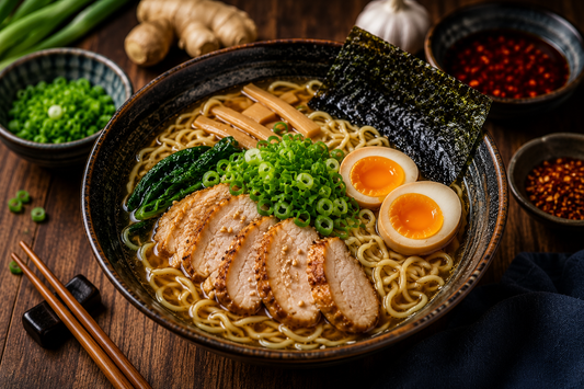 Autentisk Ramen opskrift med nudler og miso