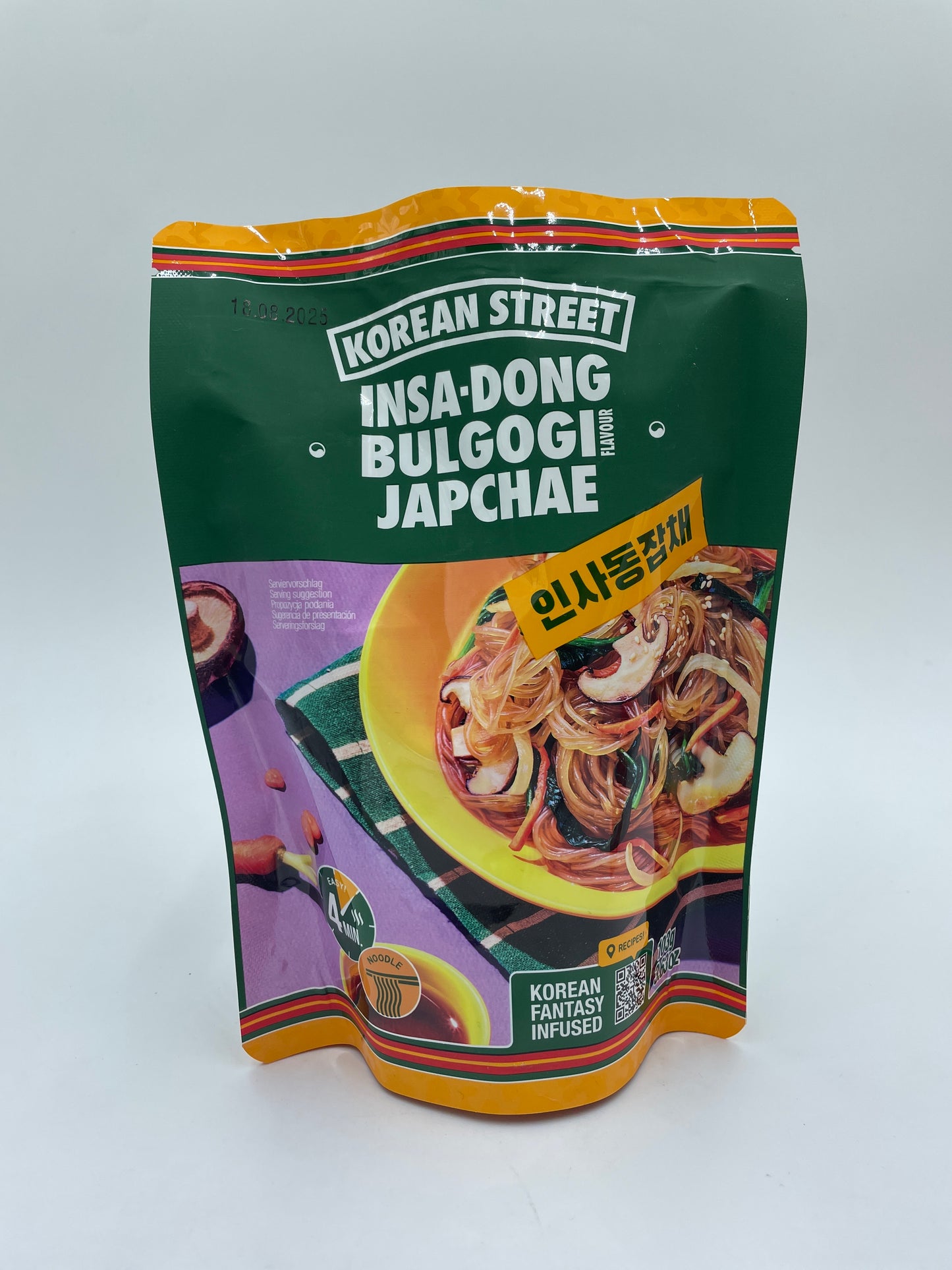 Glass Noodle With Seasoning Sauce, Sweet Salty Flavour (Bulgogi). Insa-Dong Bulgogi Flavour Japchae