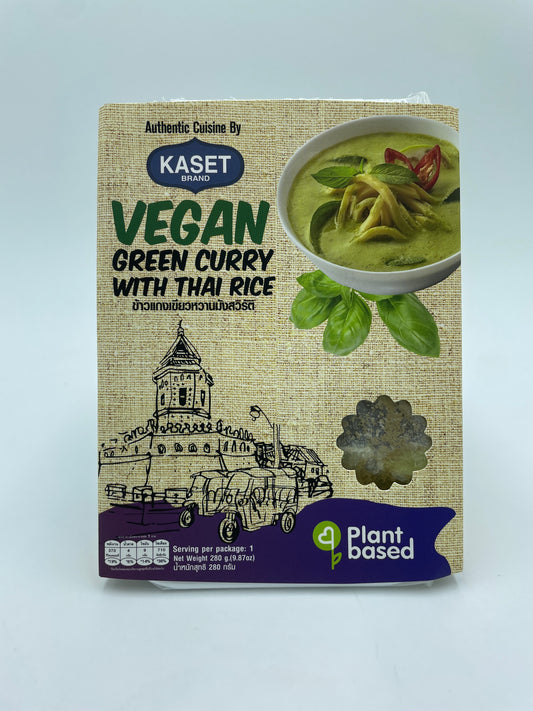 Vegan Green Curry With Thai Rice