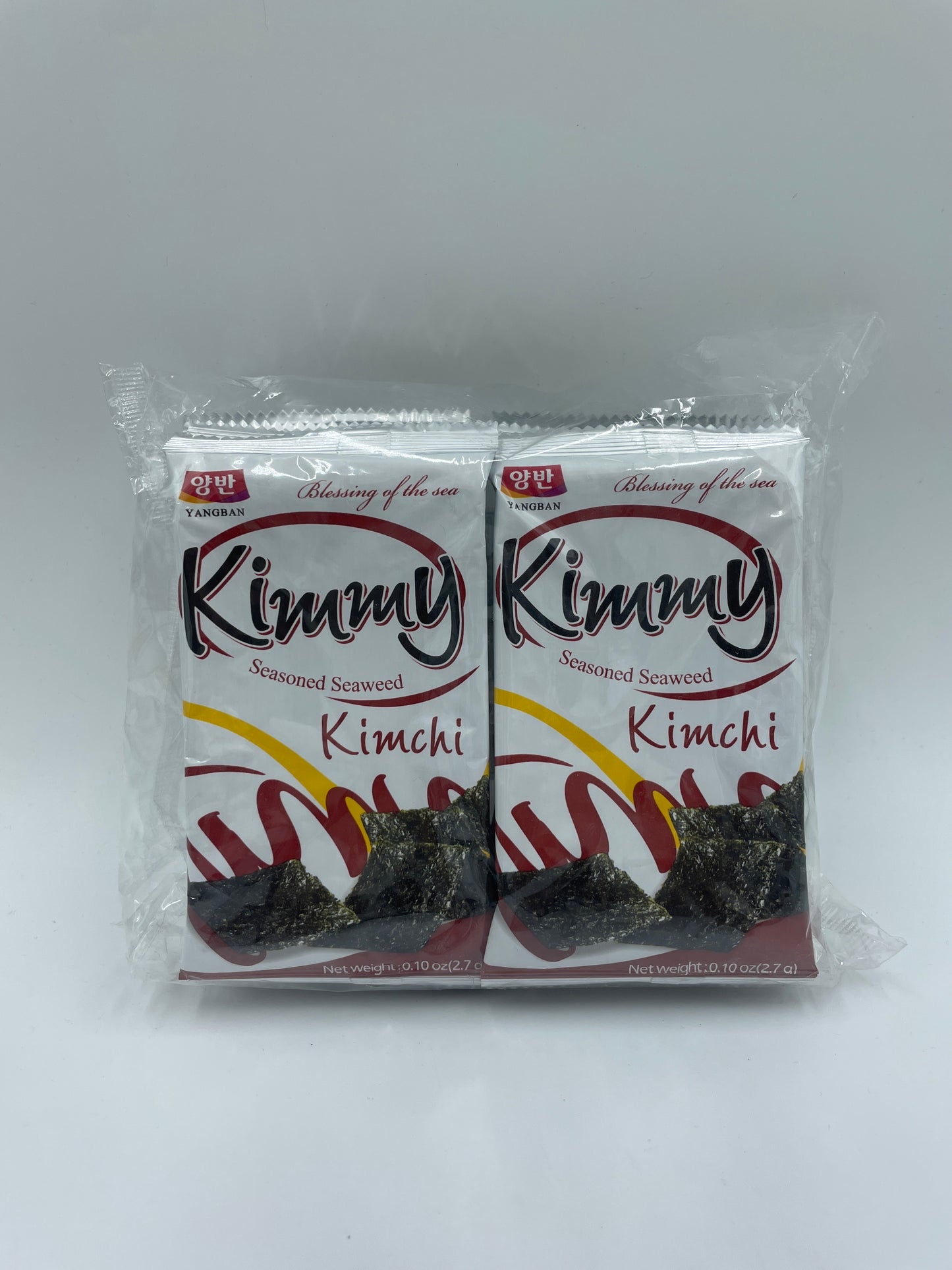 YANGBAN krydret tang kimchi snack i små stykker, klar til spisning med frisk, krydret smag og sprød tekstur