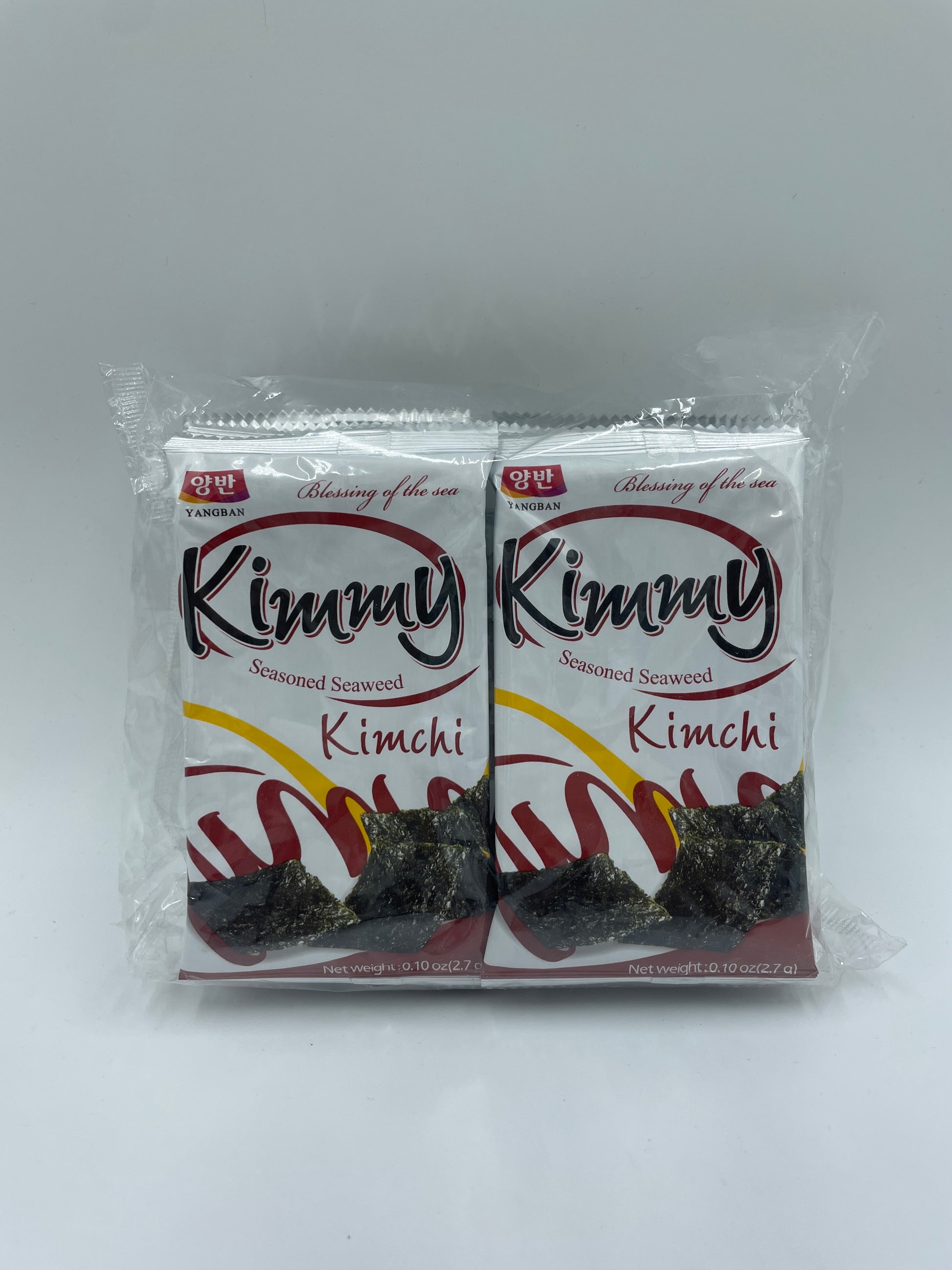YANGBAN krydret tang kimchi snack i små stykker, klar til spisning med frisk, krydret smag og sprød tekstur