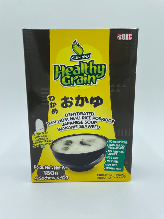 Dehydrated Thai Hom Mali Rice Porridge Japanese Soup Wakame Seaweed