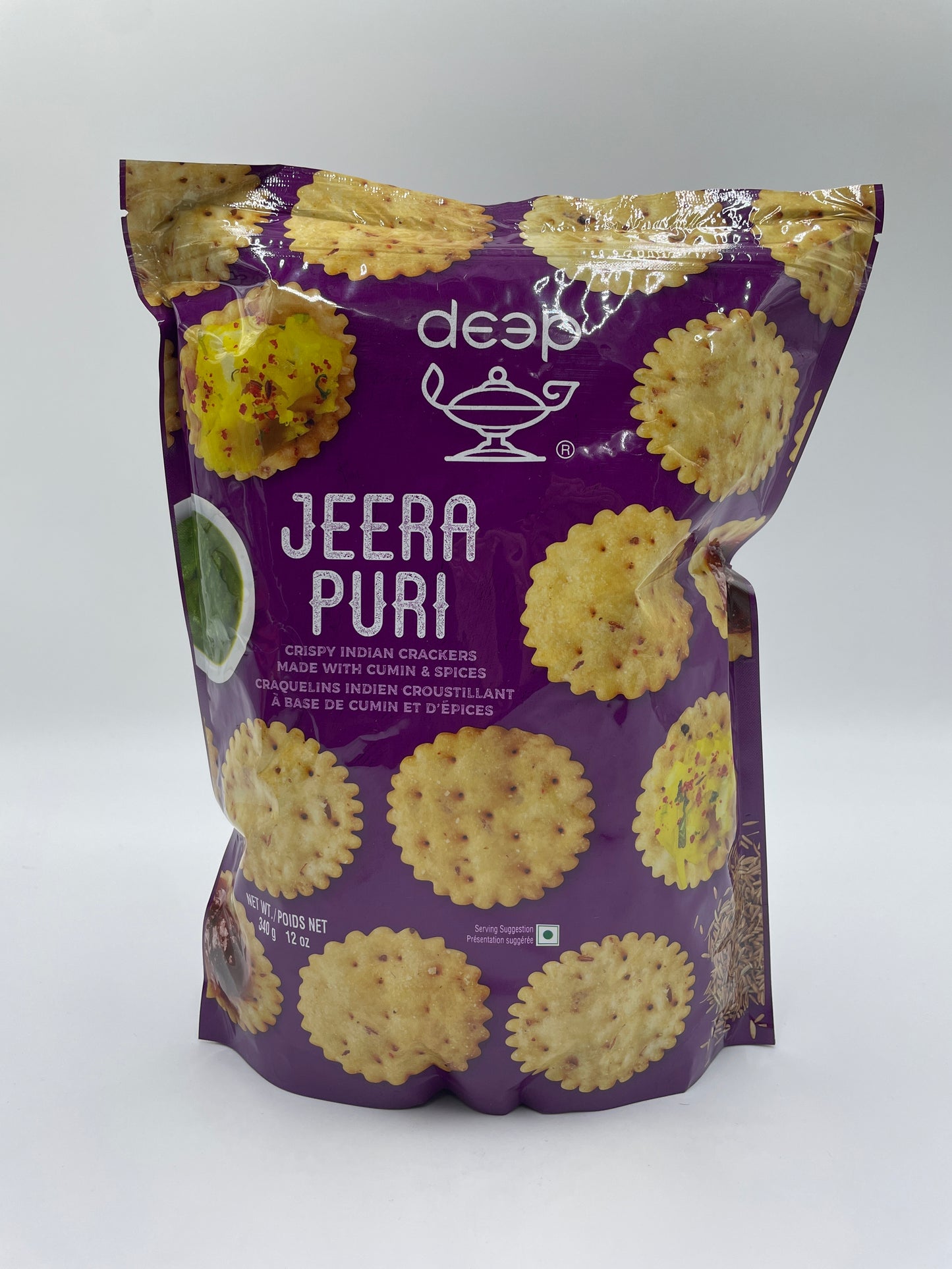 Jeera Puri - Crispy Indian Crackers Made with Cumin & Spices