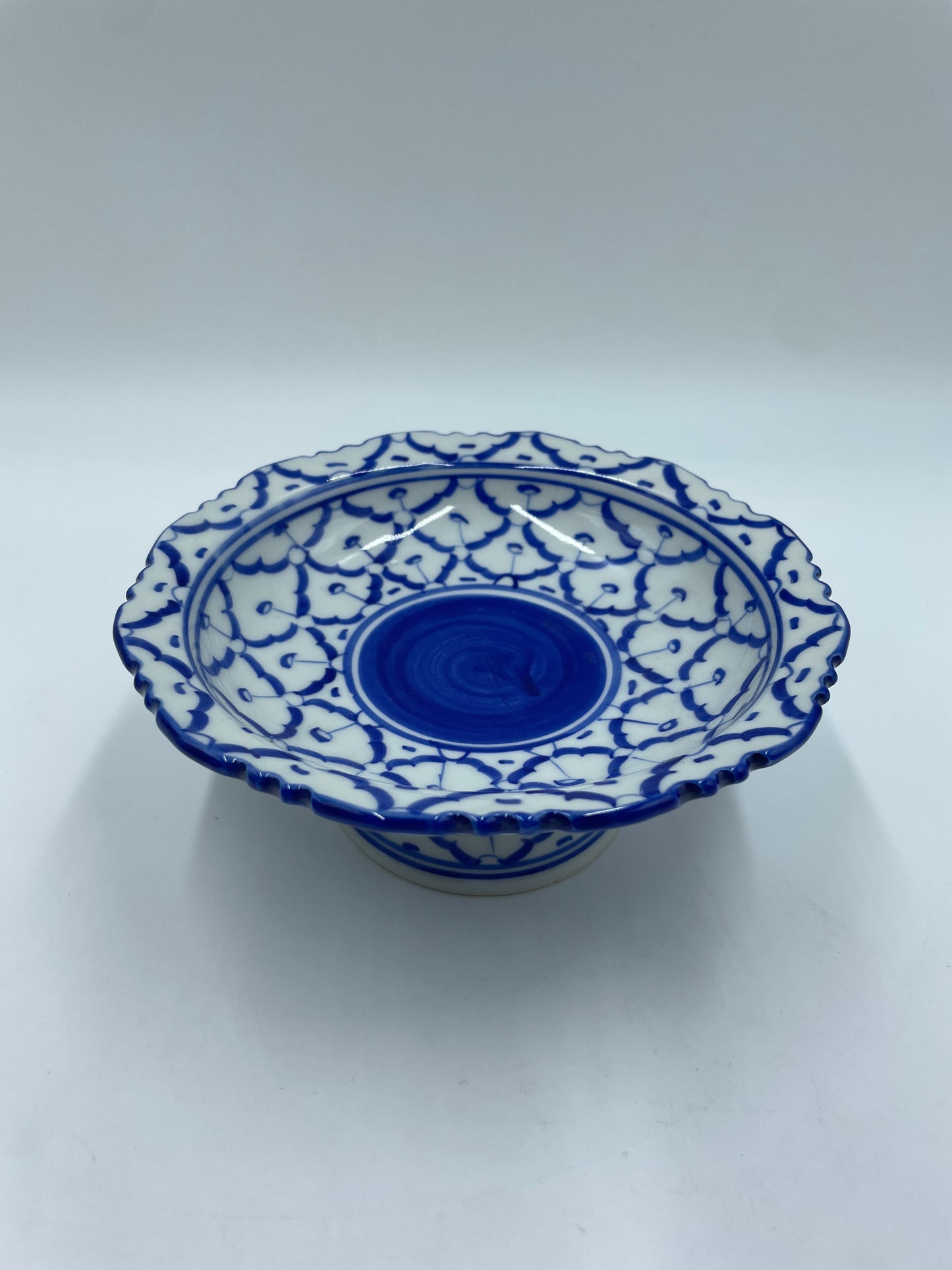 Pedestal Plate Porcelain