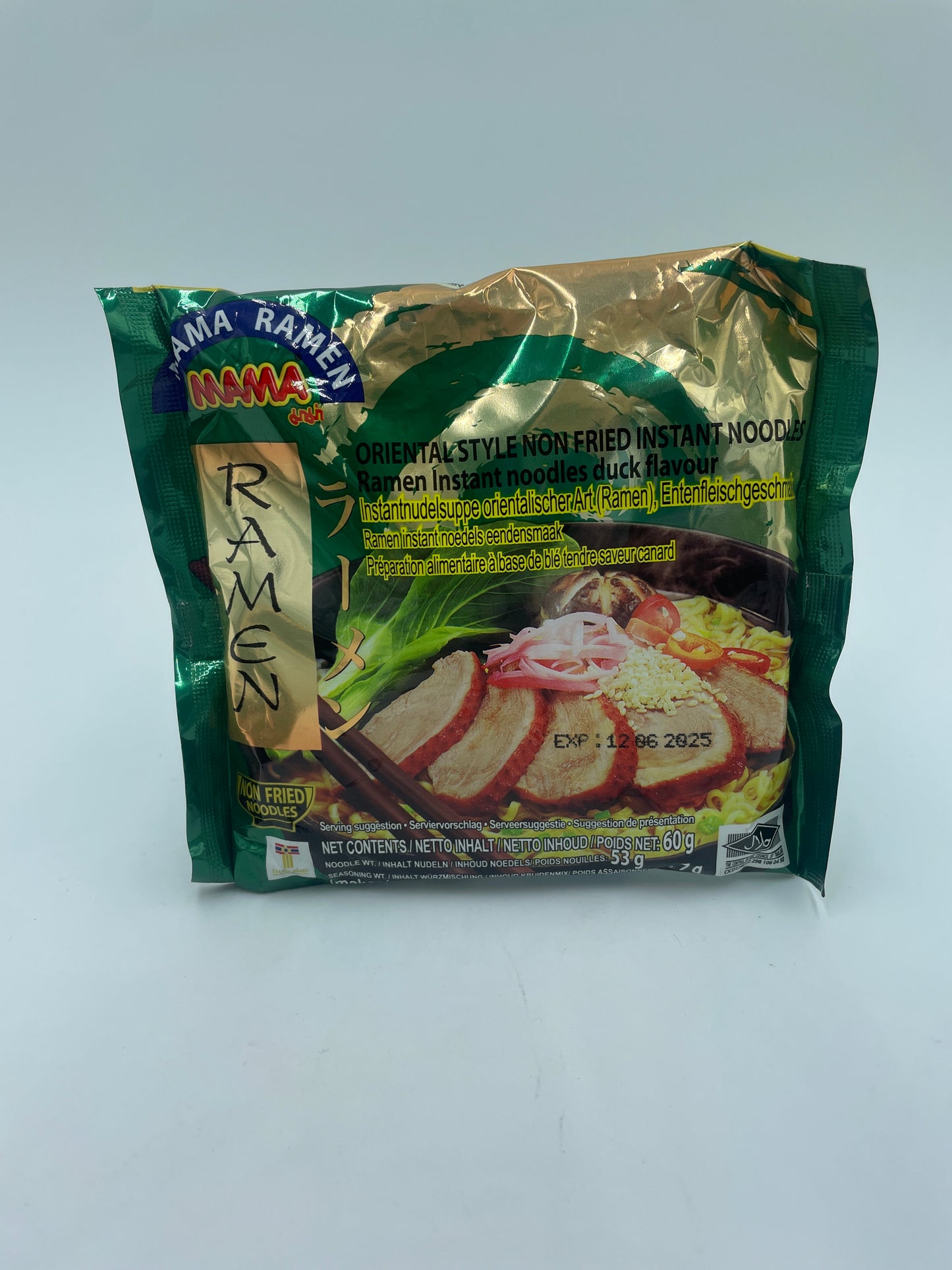 Oriental Style Non Fried Instant Noodles Ramen Duck Flavour