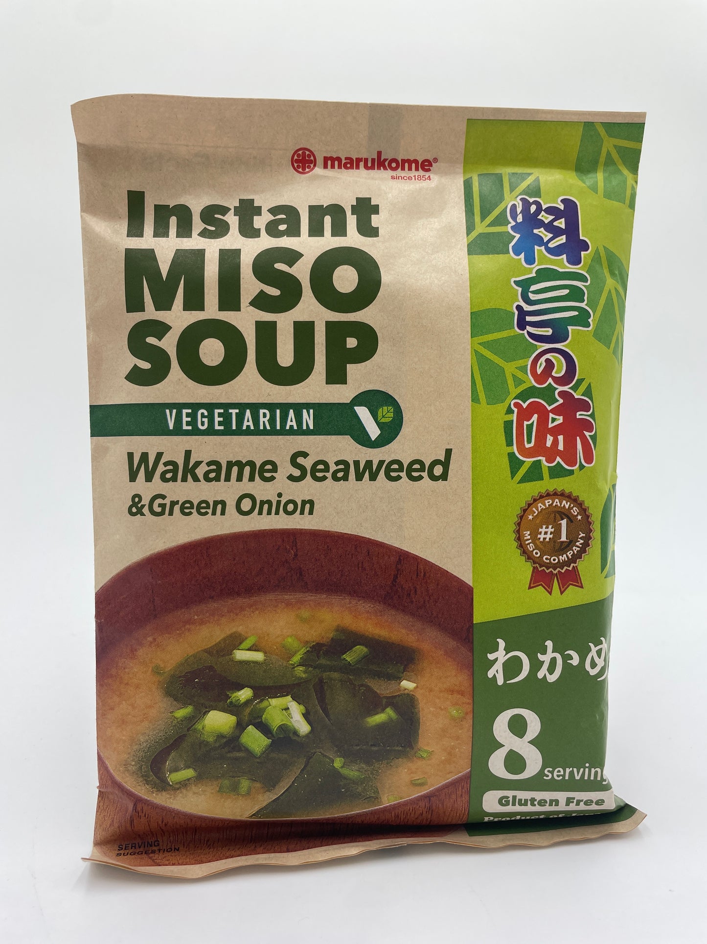 Instant Miso Soup Vegetarian Wakame Seaweed & Green Onion