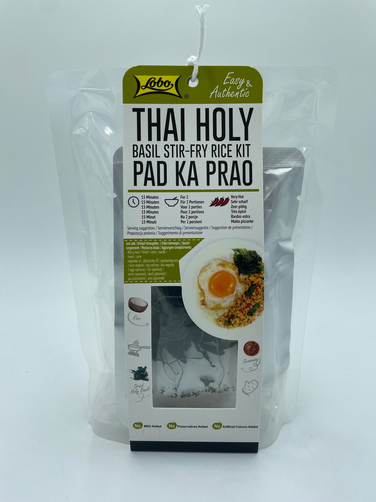 Thai Holy Basil Stir-Fry Rice Kit Pad Ka Prao Cooking Kit