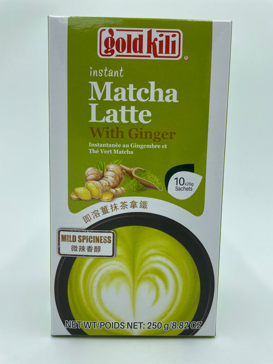 Instant Matcha Latte With Ginger