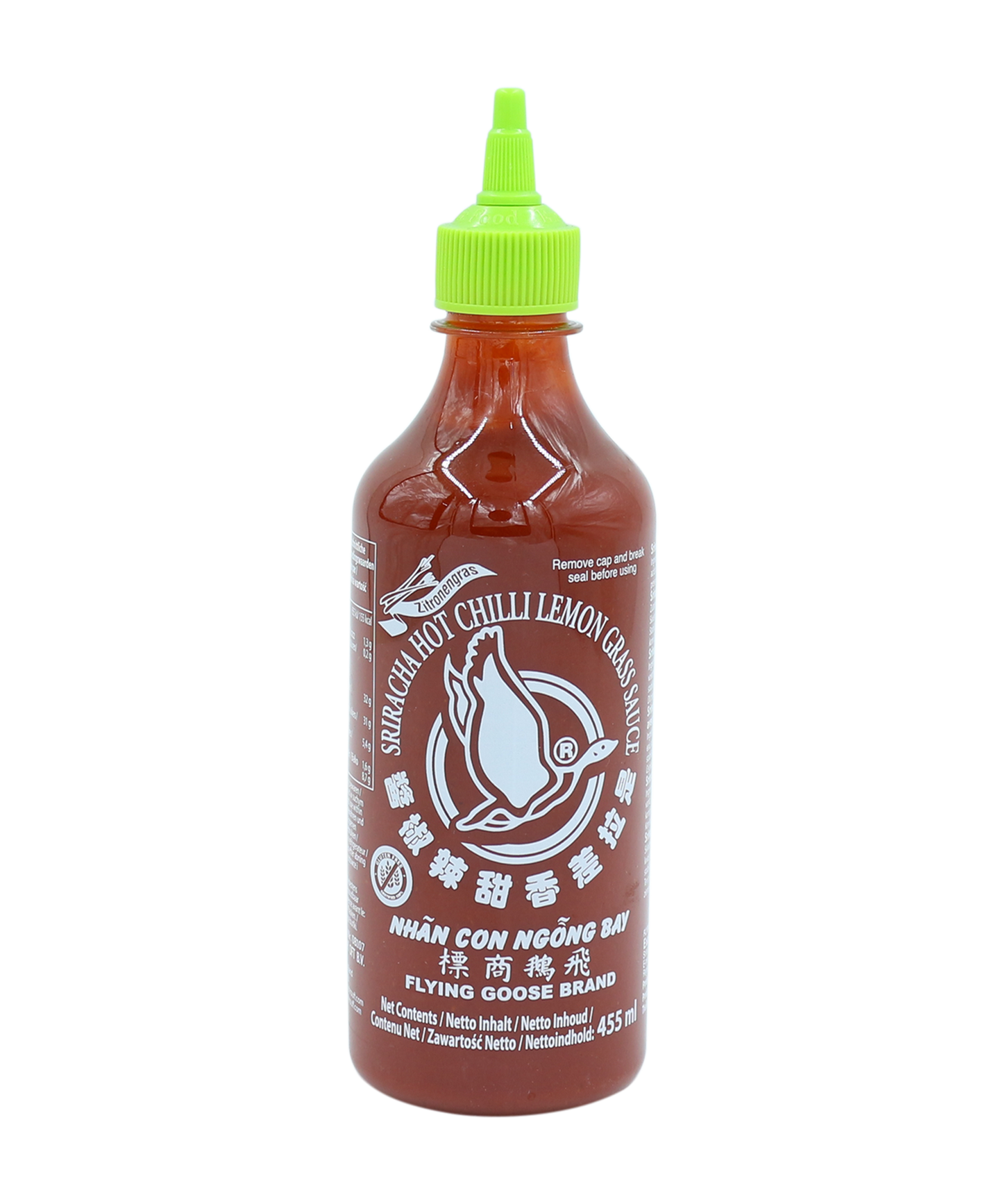 Sriracha Chilli Sauce With Lemongrass