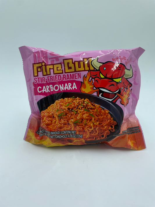 Instant Stir Fried Ramen Noodles Carbonara