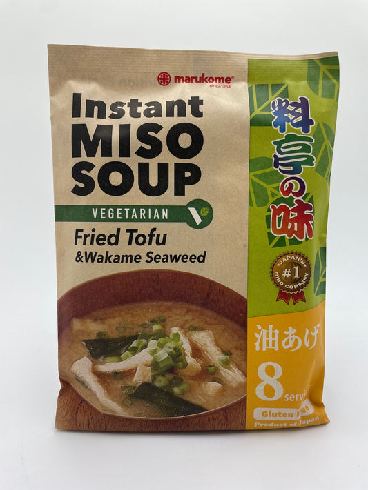 Instant Miso Soup Vegetarian Fried Tofu & Wakame Seaweed