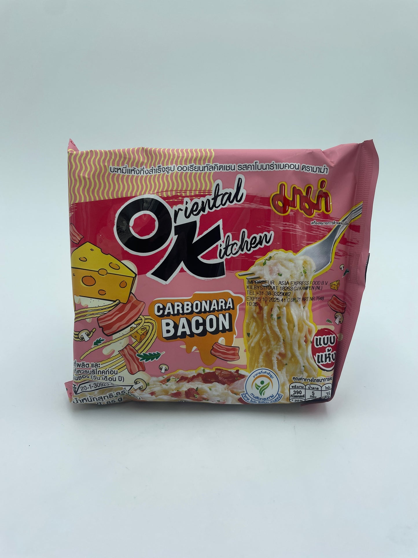 Oriental Kitchen Instant Noodles Carbonara Bacon Flavour