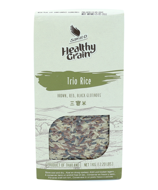 Trio Rice (Brown, Red, Black Glutinous)