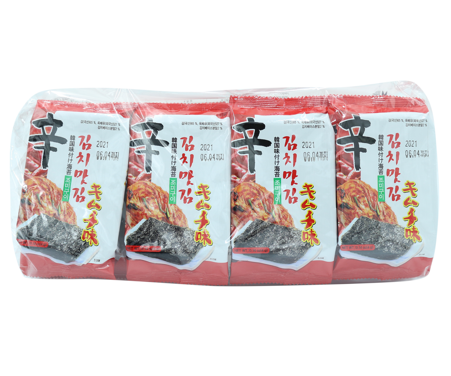Kimchi Flavoured Seaweed Snacks
