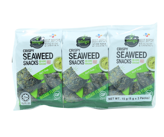 Crispy Seaweed Snacks Wasabi