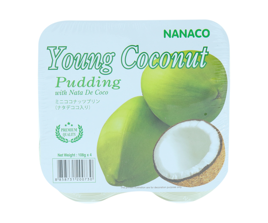 Young Coconut Pudding With Nata De Coco