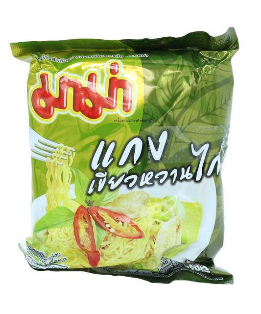 Oriental Style Instant Noodles Green Curry Flavour