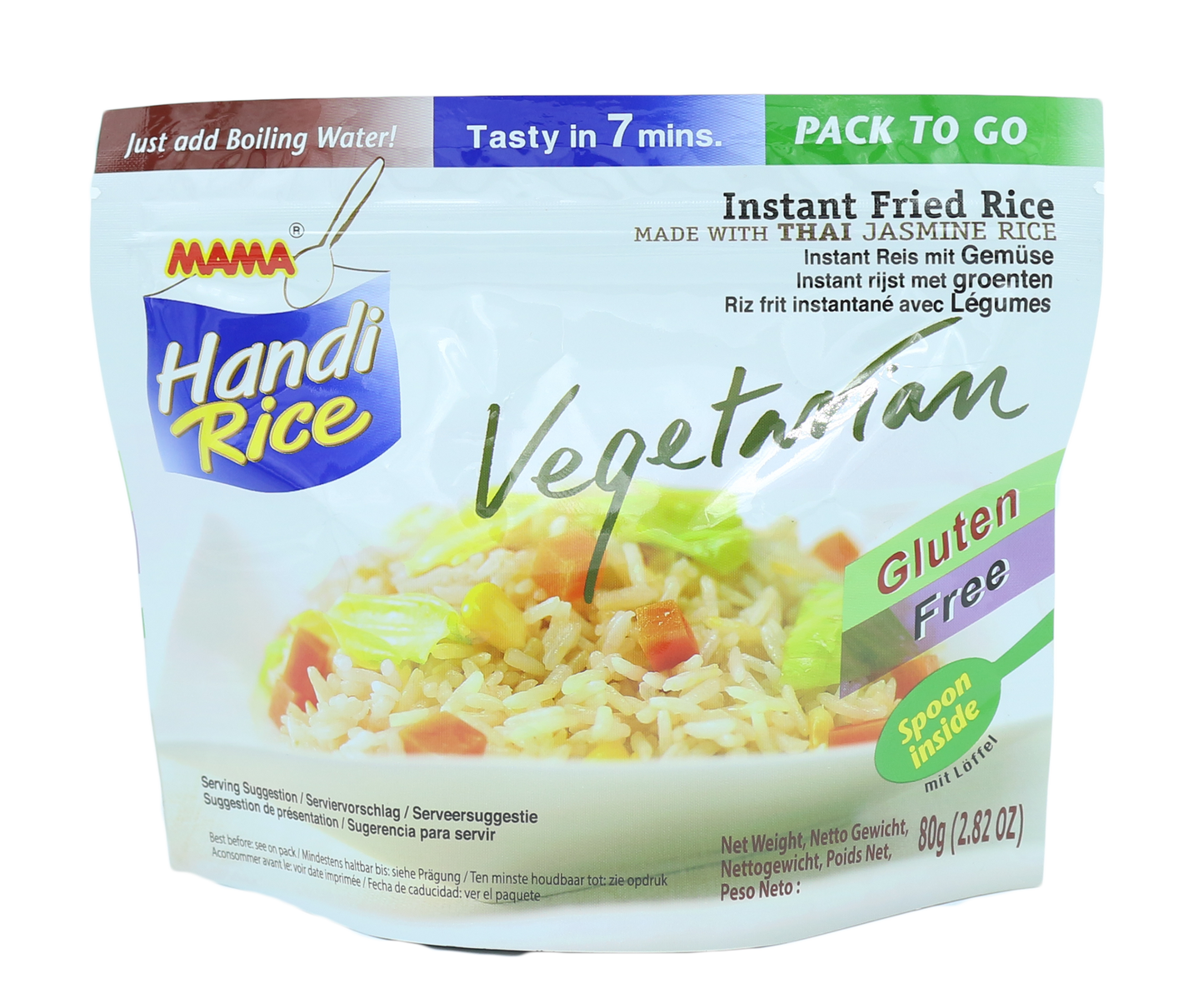 Instant Fried Rice Made With Thai Jasmin Rice Vegetarian