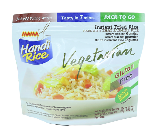 Instant Fried Rice Made With Thai Jasmin Rice Vegetarian
