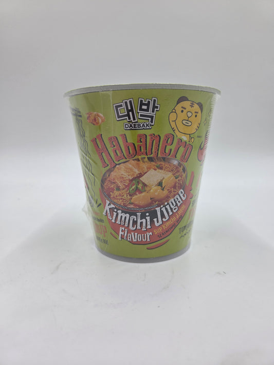 Instant Cup Noodles With Habanero Kimchi Jjigae Flavour