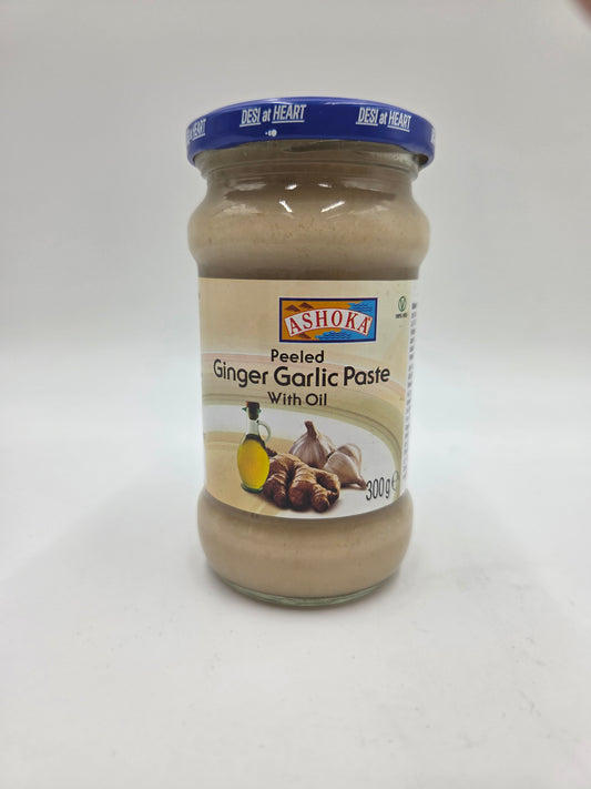 Peeled Ginger Garlic Paste With Oil
