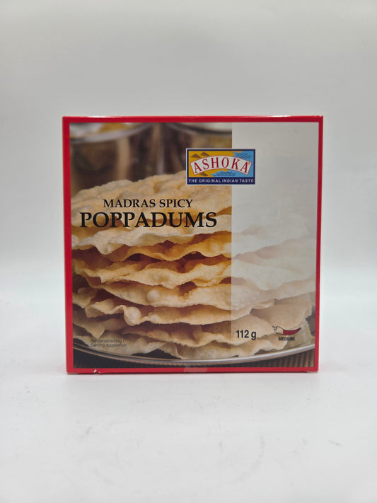 Madras Spicy Poppadums