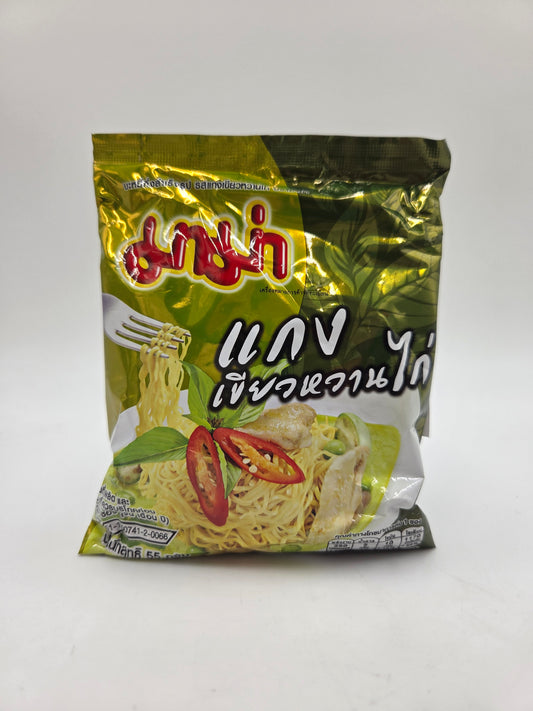 Instant Noodles Chicken Green Curry